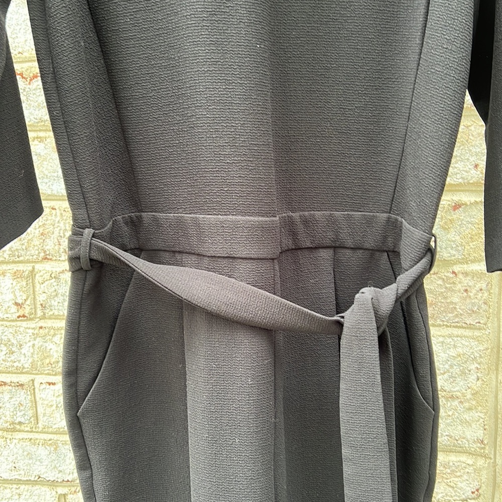 Madewell Black Crepe Sloan Jumpsuit 6 - Picture 6 of 13